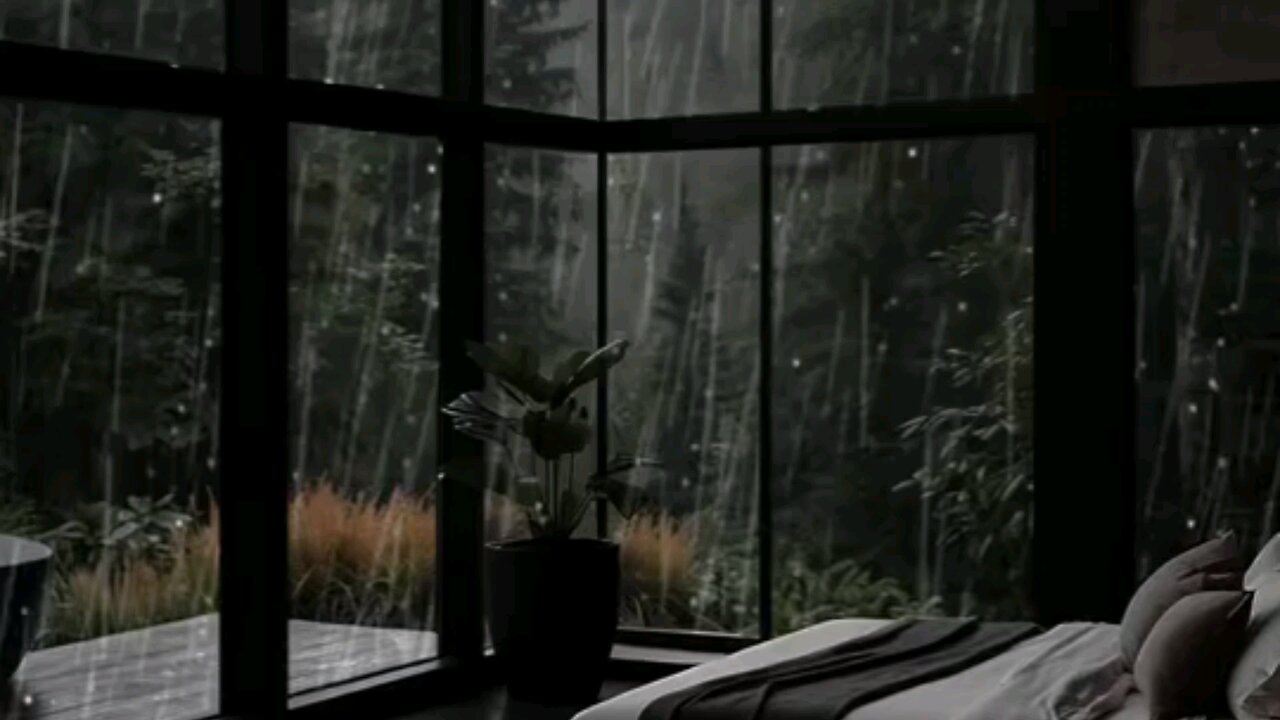 Relaxing rain sound