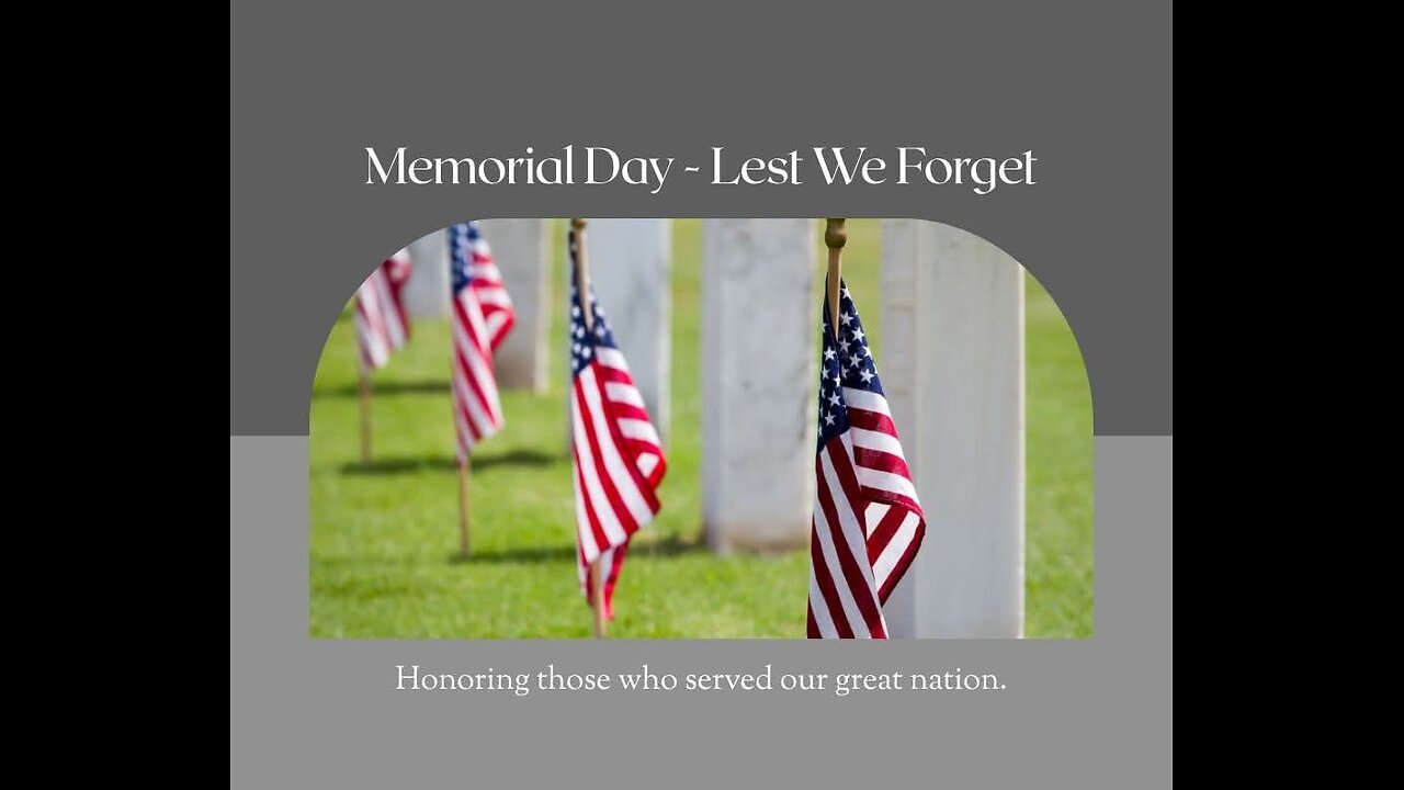 Lest We Forget