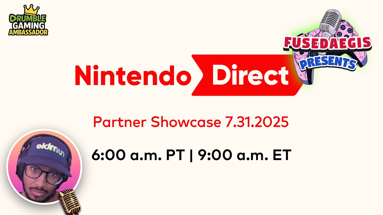 3rd Party Partner Showcase Nintendo Direct! REACTION 7.31.2025 | FusedAegis Presents