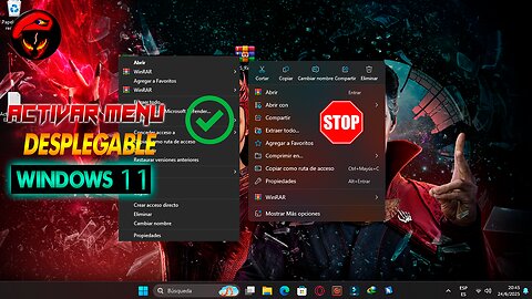 COMO ACTIVAR MENU EXTENDIDO EN WINDOWS 11 TRUCO FACIL y RAPIDO ALIENDELTA X