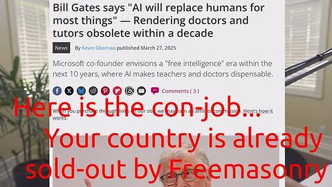 Your Country Is Already Sold-Off By Talmudic-Masonic Treachery