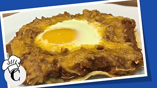 Baked Egg Tostada in a Toaster Oven – Easy, Healthy, and Delicious!