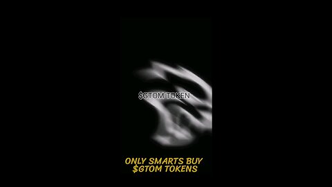 🔥 $GTOM TOKEN is the meme of the momentum! 🚀