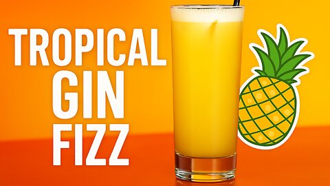 🥵 3.5oz of Gin?! Meet the Tropical Poolside Beast 🍍