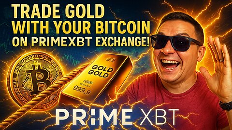 Trade Gold with Your Bitcoin on PrimeXBT Exchange - Tutorial For Crypto Beginners #gold #bitcoin