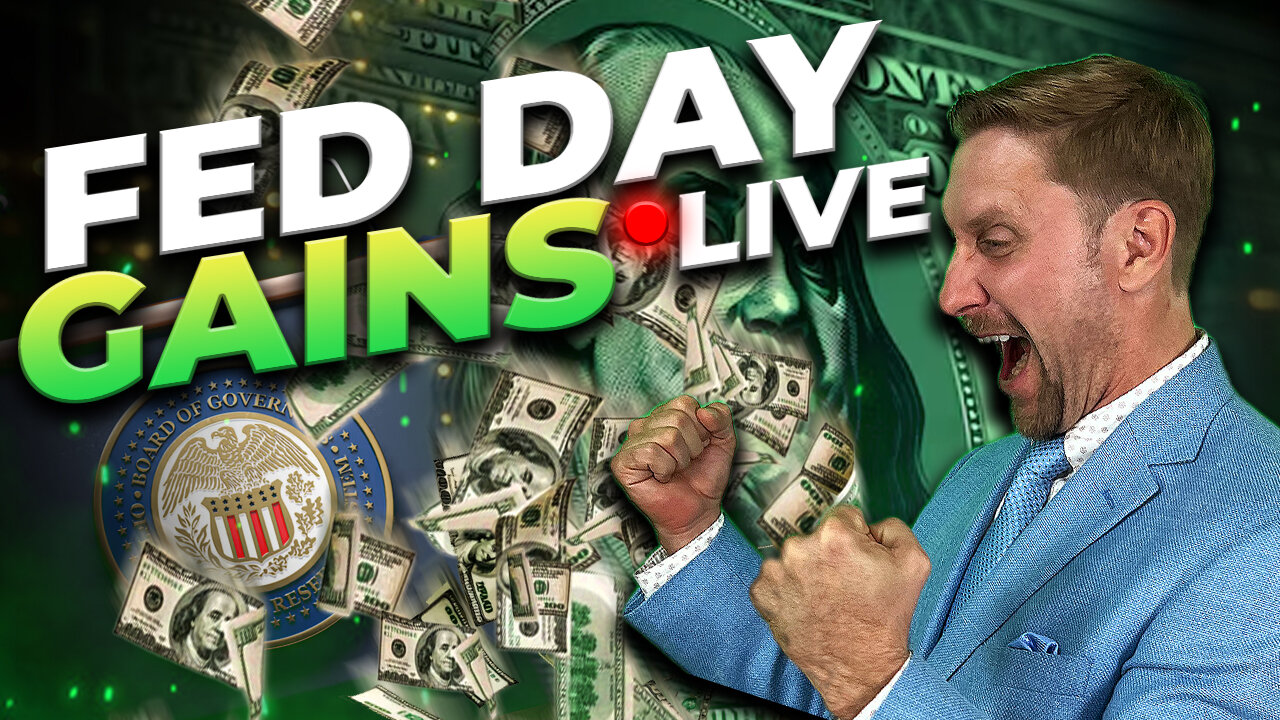 Bitcoin Live Trading: FOMC Day is HERE! Masterclass on FED Day! Let's GO EP1668