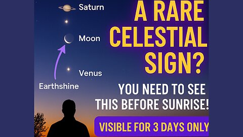 The Celestial Embrace Saturn, Moon & Venus Align – A Journey Through Science and Spirit #astrology