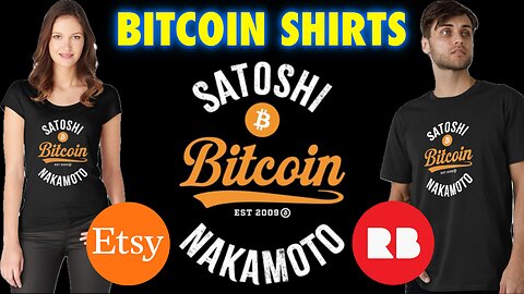 Bitcoin T-Shirt Designs On Etsy and Redbubble