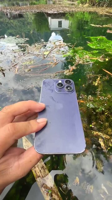 iphone satisfaction camera test under water