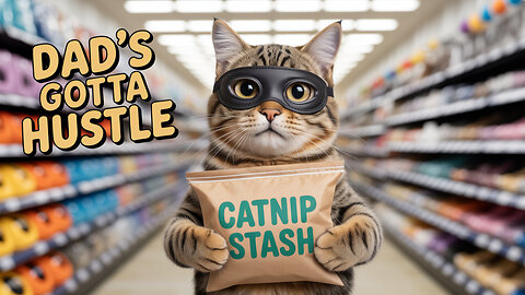 Papa cat do robbery for his son