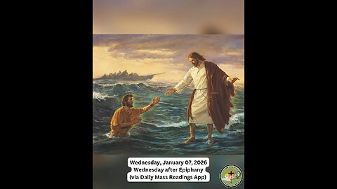 Wednesday, January 07, 2026 Wednesday after Epiphany #faith #readings #epiphany2026