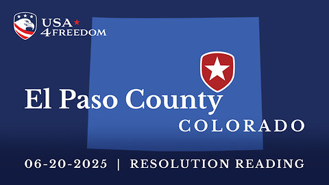 USA Resolution El Paso County CO 6-24-25