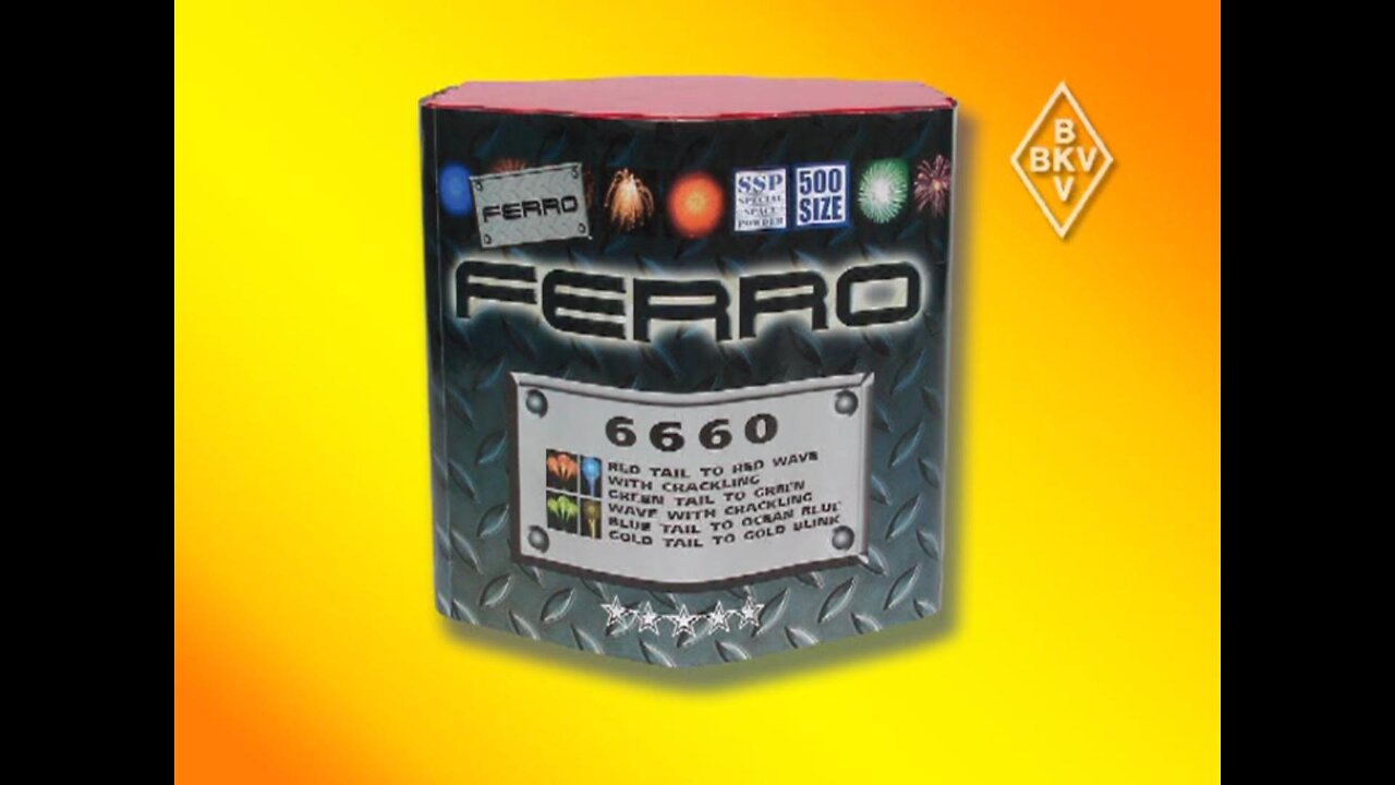 BKV - Ferro 6660 - 37 Schots Vuurwerk Cake
