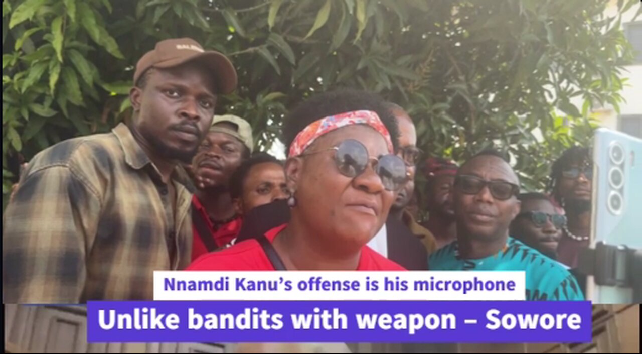 Lolo Nneka Chimezie With Sowere On Solidarity A Day After #FreeNnamdiKanuNow Support