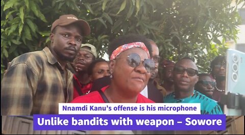 Lolo Nneka Chimezie With Sowere On Solidarity A Day After #FreeNnamdiKanuNow Support