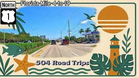 Road Trip #1135 - US-1 N - Florida Mile 4-19 | Stock Island/Boca Chica/Saddlebunch/Sugarloaf