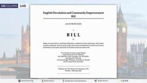 English Devolution and Community Empowerment Bill
