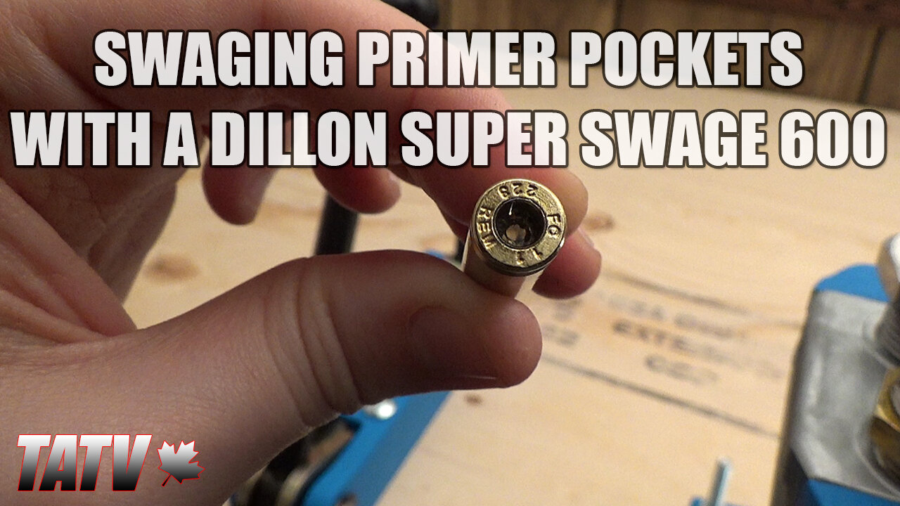 Swaging Primer Pockets with a Dillon Super Swage 600