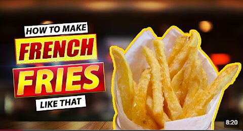 Mc Donald Style French Fries at Home Recipe by Hamza's Kitchen How to Make French Fries Recipe