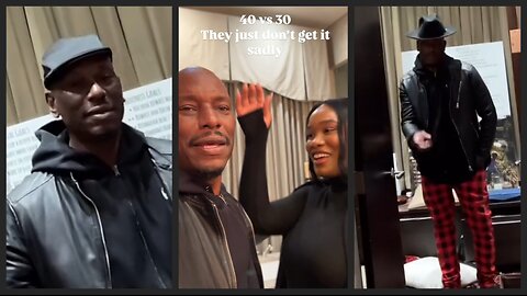Tyrese Gibson DONE Arguing: "I'm Over This Grown Man Drama!"