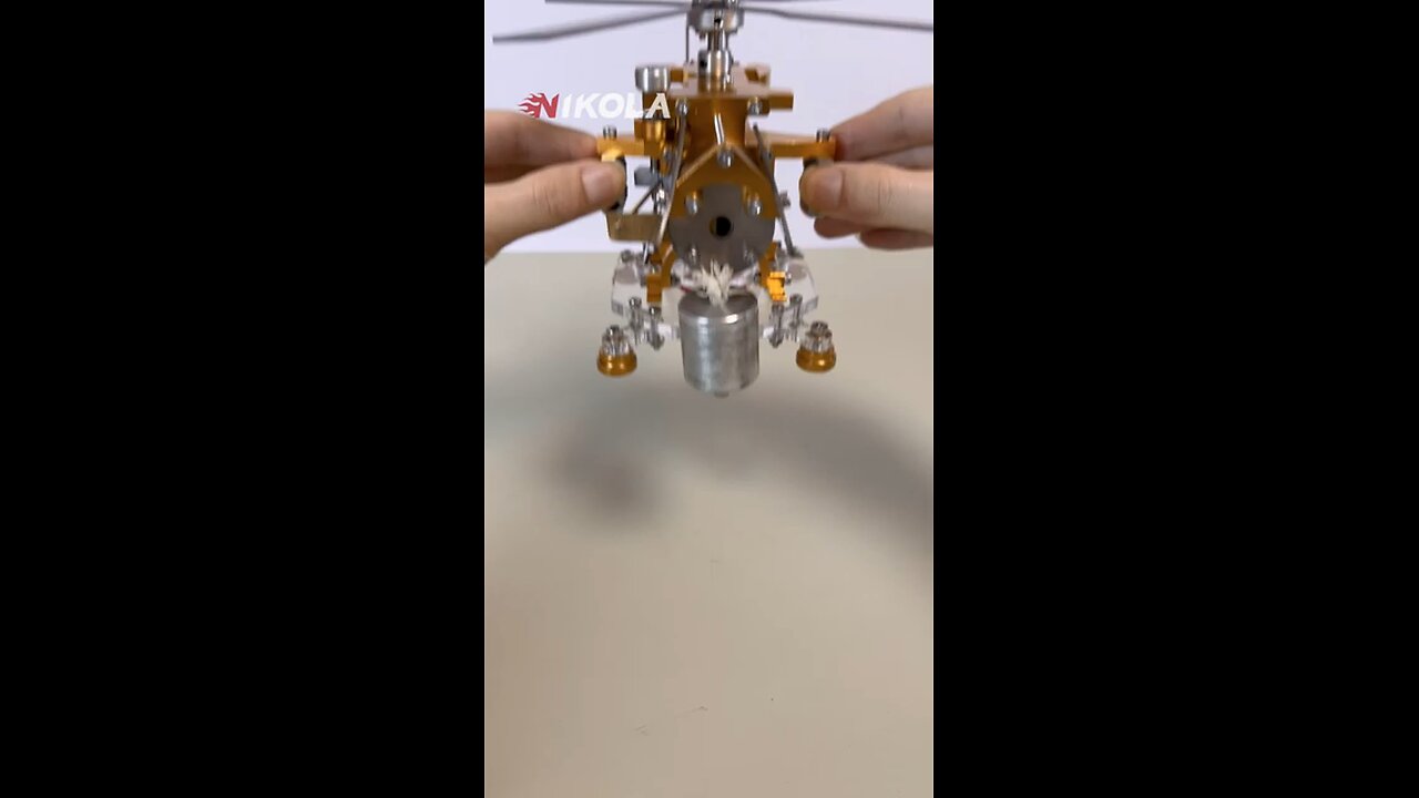 NikolaToy™ Fire absorbing Stirling helicopter