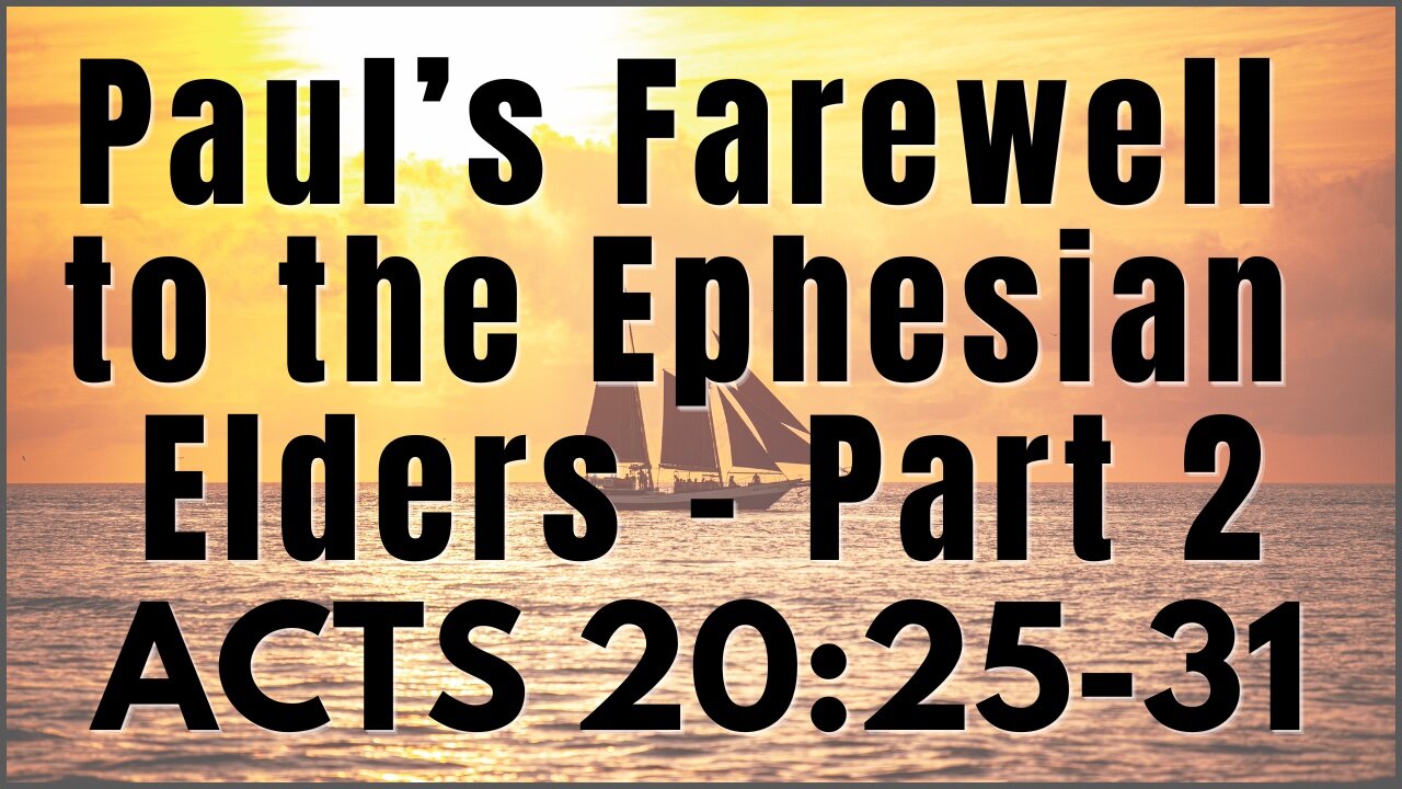 ECF Livestream 03-23-2025 | Acts 20:25-31_Kevin Salinas | Worship with Kevin R