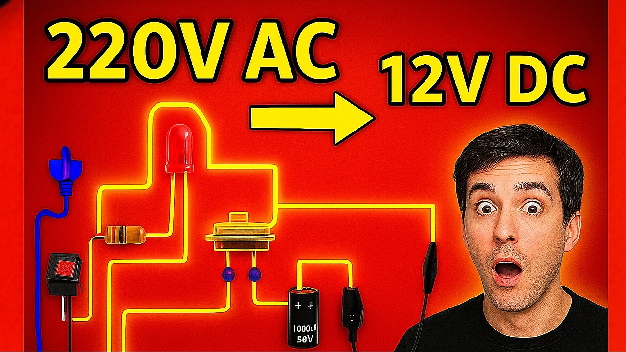 How Can 220V AC be Converted to 12V DC for Safe and Efficient Battery Charging?