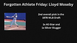 Forgotten Athlete Friday #200: Lloyd Moseby
