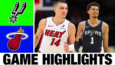 Spurs vs Heat | Full Game Highlights | 2025 NBA Summer League – Rising Stars Show Out!