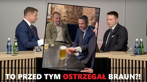 To przed tym OSTRZEGAŁ Braun?! Mentzen pije piwo z Trzaskowskim i Sikorskim! (25.05.2025)