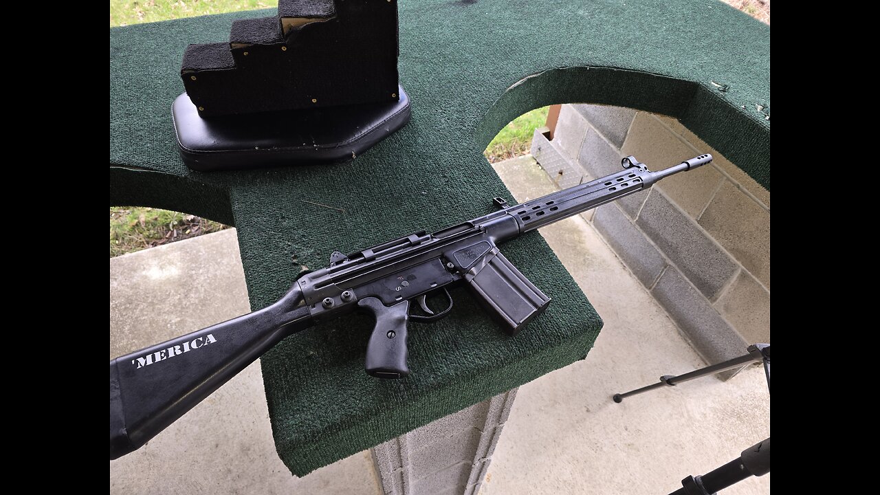 IRON SIGHT AT 500 YARDS