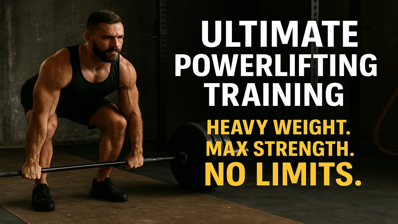 Ultimate Powerlifting Training: Heavy Weight Lifting Session for Strength & Power