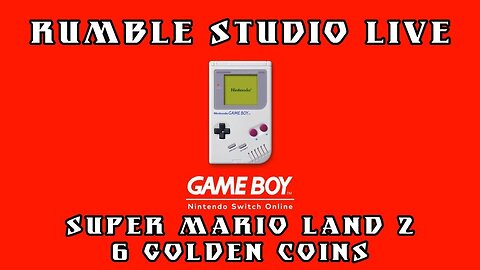 Rumble Studio Premiere Live: Super Mario Land 2 | Nintendo Switch Online (Game Boy) | No Commentary