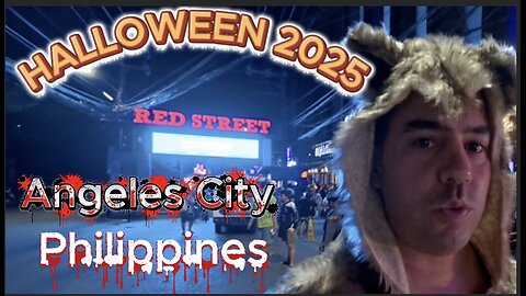 Halloween Night 2025 on Walking Street Angeles City Philippines