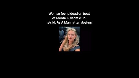woman found dead?