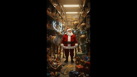 Santa robbed by Martians