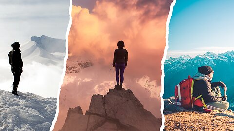 What happens to air pressure as you go higher up a mountain?