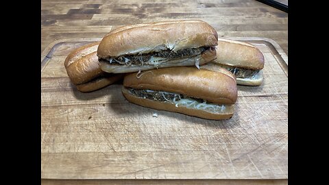 (Vegetarian) Crispy Mushroom Parmesan Sandwich