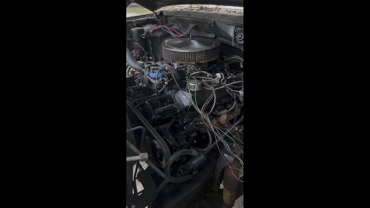 1984 f250 460 4x4 first start since timing cover and chain.