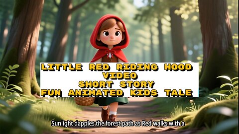 Little Red Riding Hood Short Story | Fun Animated Kids Tale