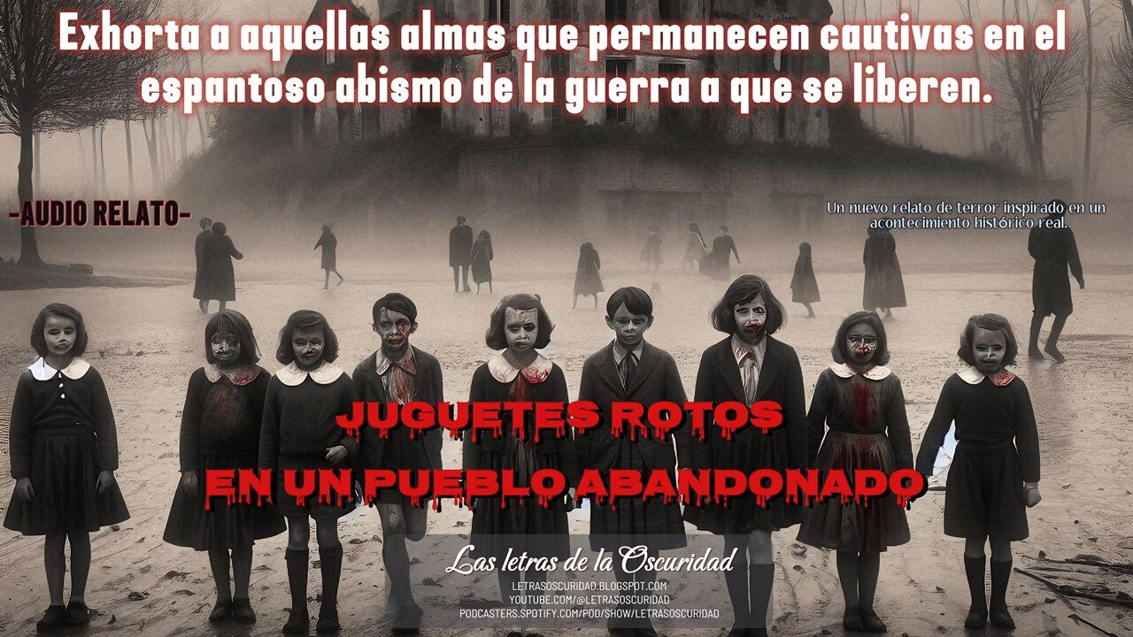 Juguetes rotos en un pueblo abandonado