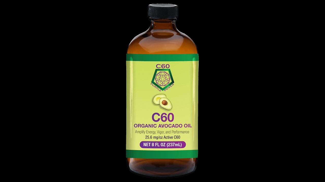 C60 in Organic Avocado Oil (8oz)