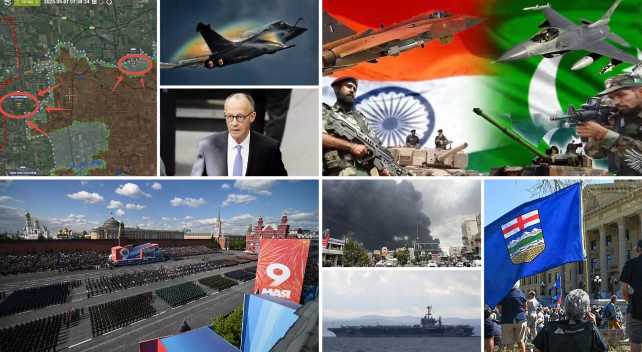 India - Pakistan Escalation. Ukrainian Crisis - SMO Progress. Houthis Capitulate - Trump. Canada..