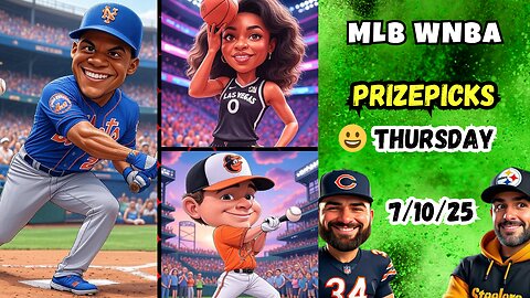 🔥 9 BEST THURSDAY PRIZEPICKS MLB PICKS TODAY | 🏀 WNBA PICKS | MLB PROPS | 7/10