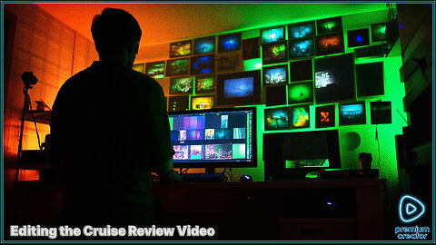 Edit & Chill - Adding the Voiceover to the Cruise Review Video