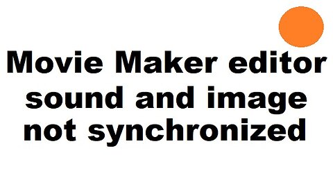 Movie Maker audio out of sync - trick