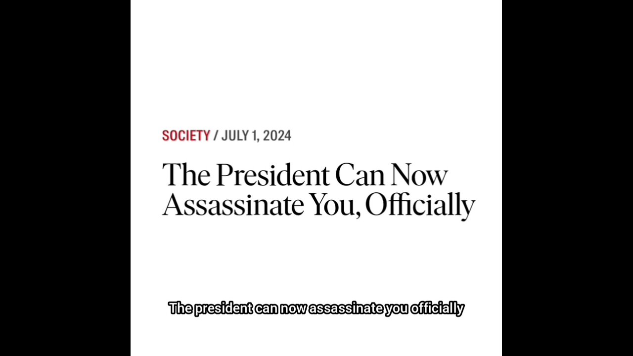 TRUMP CAN LEGALLY END US