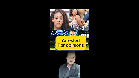 Arrested for opinions