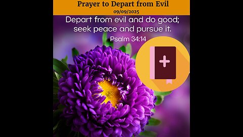Prayer to depart from Evil