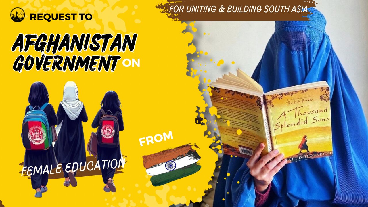 Request From India to Afghanistan Government on Female Education
